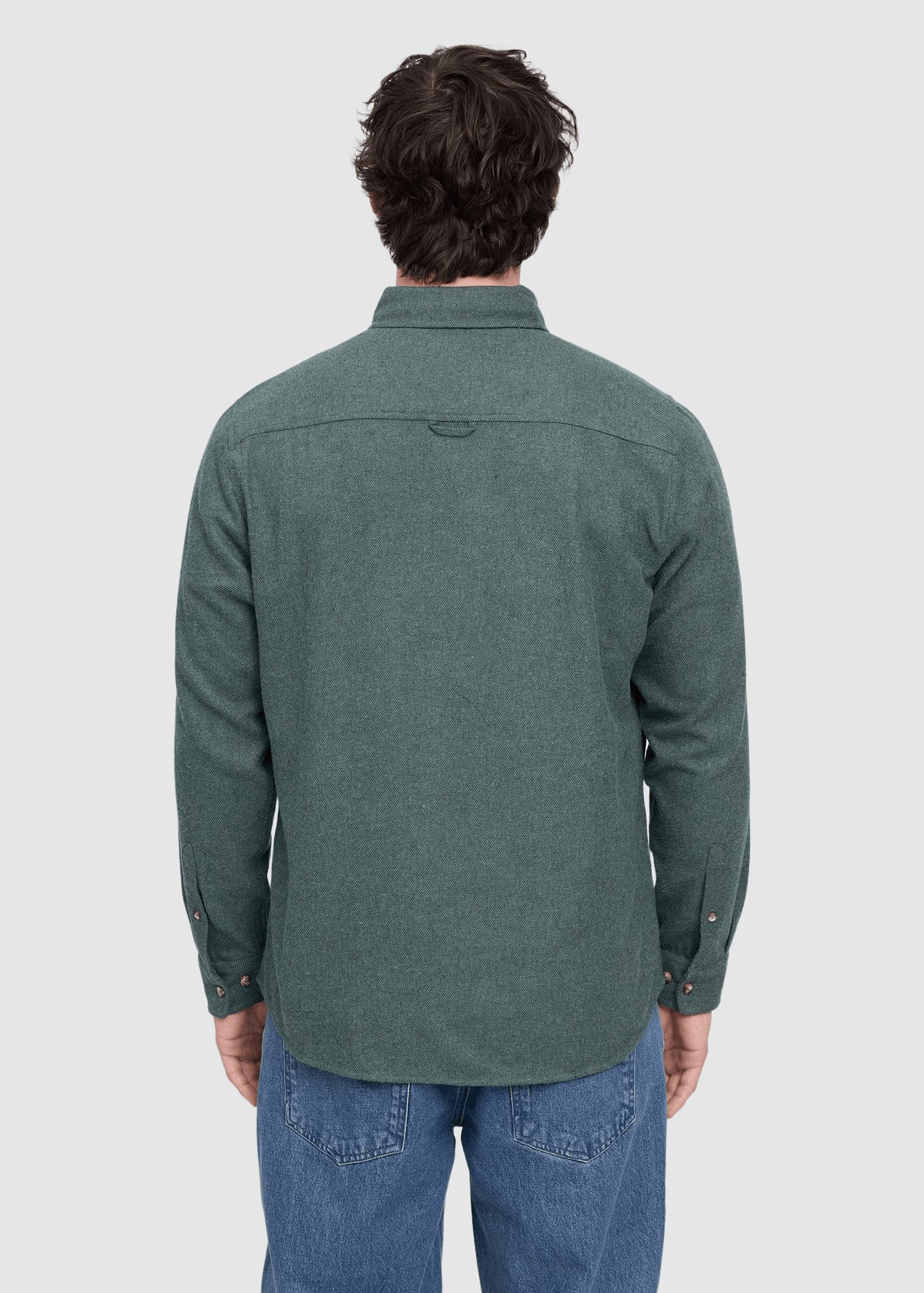 mazine-melange-flannel-shirt-bottle-melange-3.jpeg Melange Flannel Shirt Bottle Melange