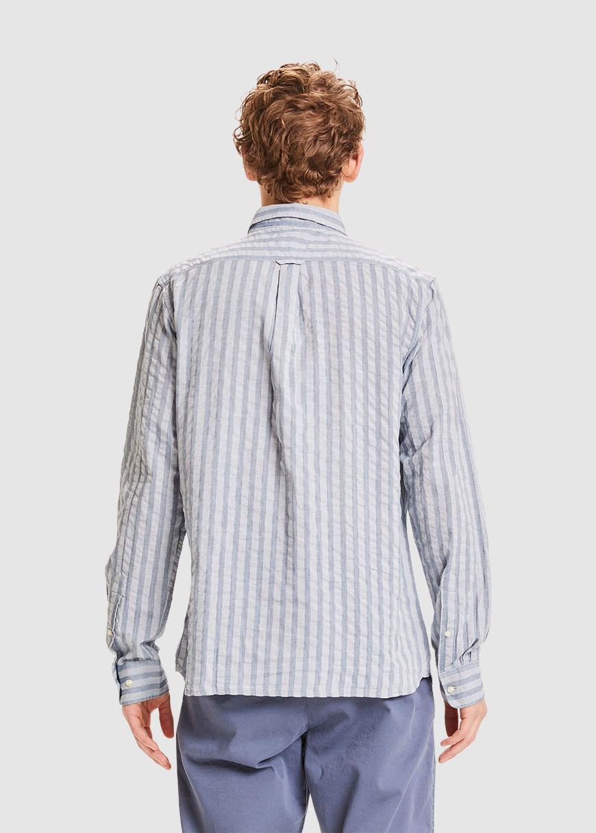 Elder Regular Fit Vertical Striped Shirt Elder Regular Fit Vertical Striped Shirt