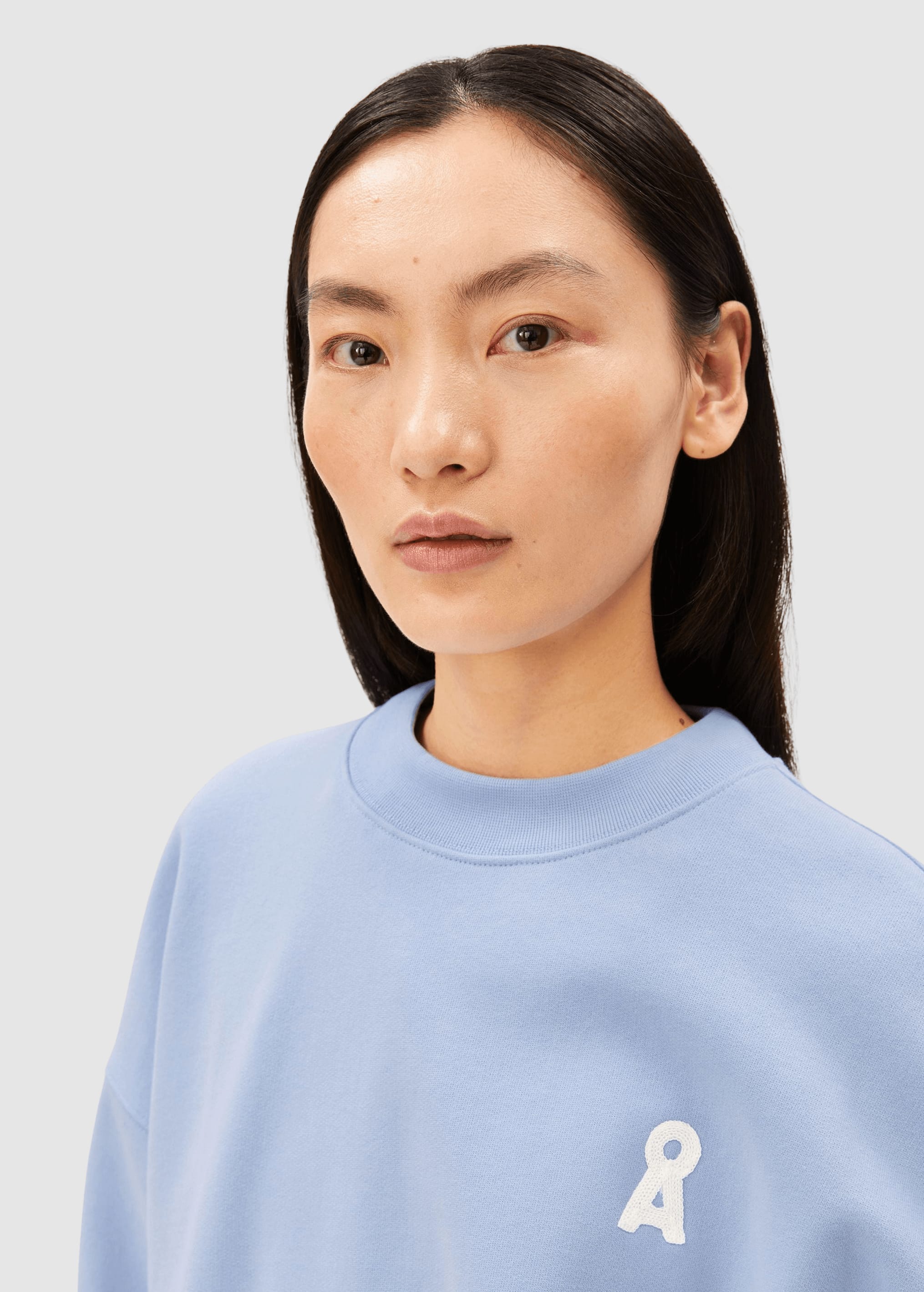 Iconic Å Alizaa Sweat Soft Blue