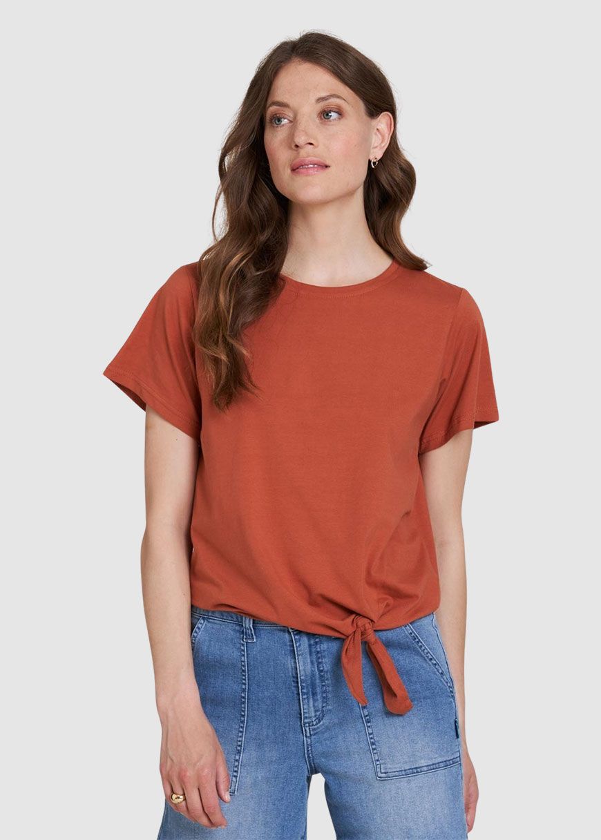 Jersey Shirt zum Knoten