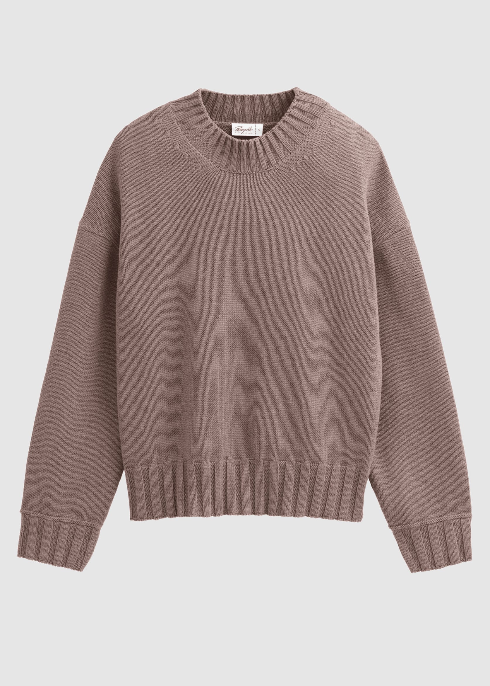 People Wear Organic Strick-Pullover Braun M...