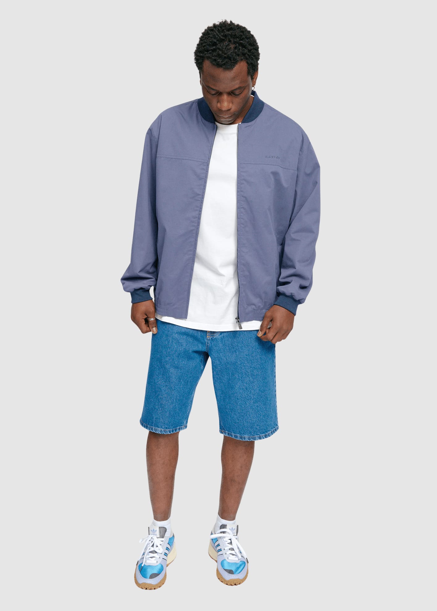 Natural Bomber Jacket Nightshadow Blue
