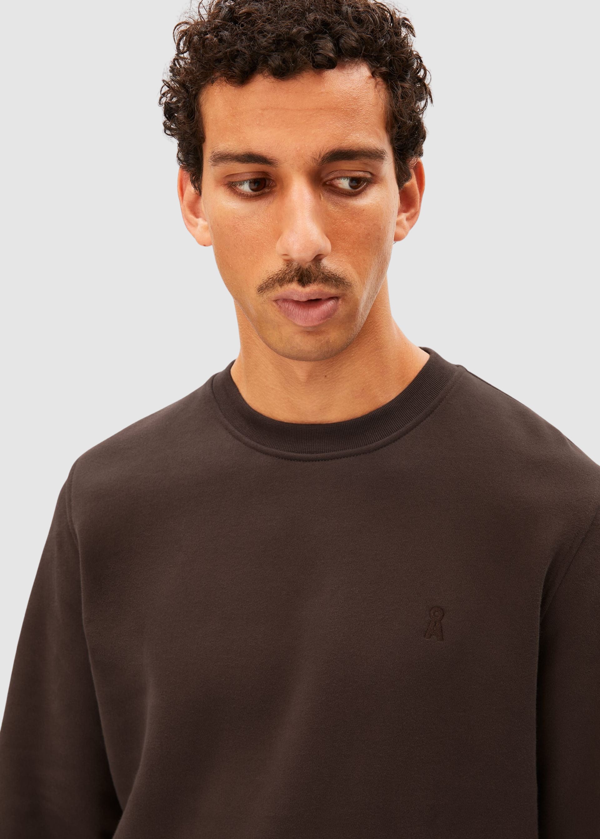 armedangels-baaro-fleece-sweatshirt-claystone-3.jpeg Baaro Fleece Sweatshirt Claystone