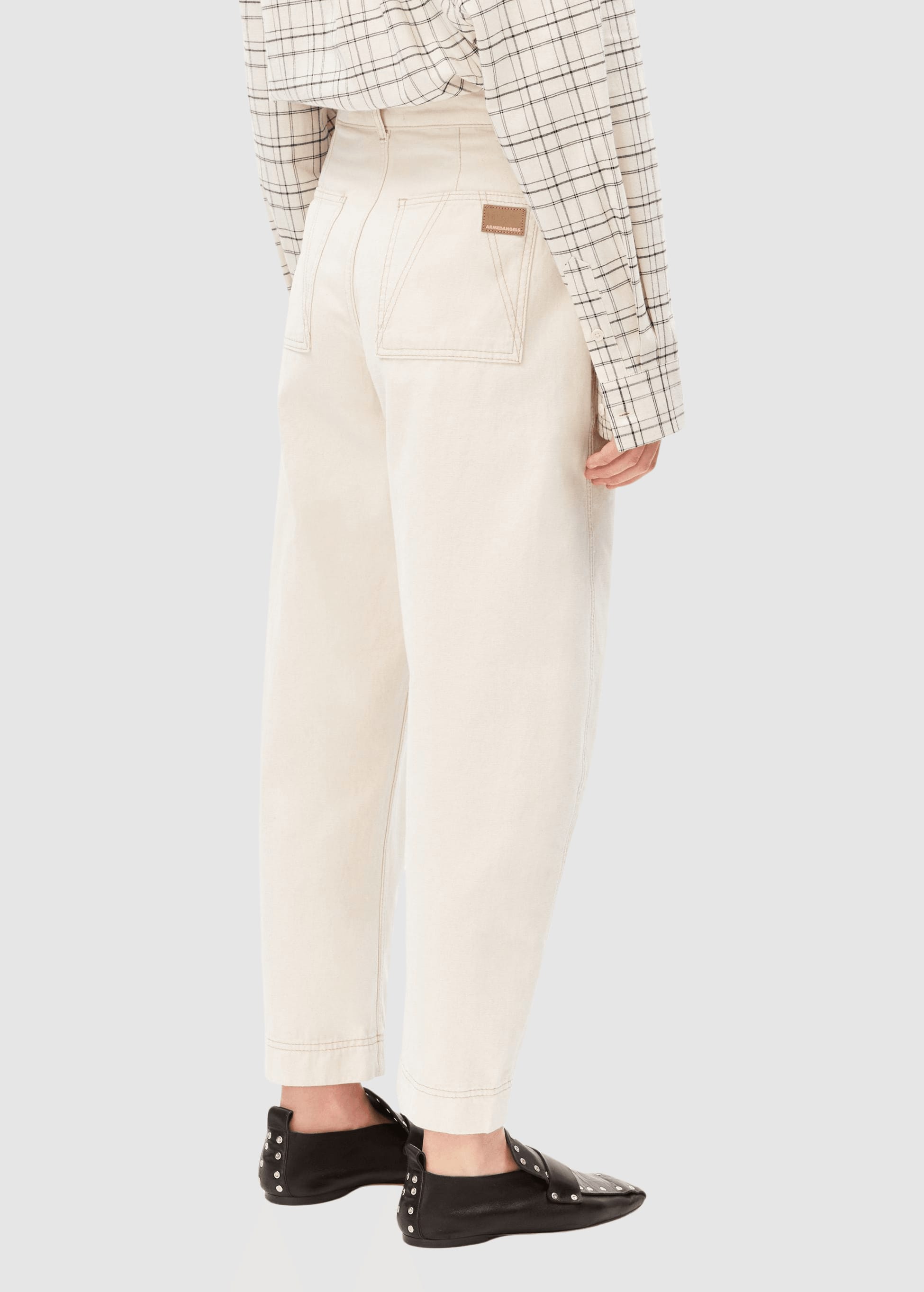 Workwear Canvas Barrel Pant Undyed Workwear Canvas Barrel Pant Undyed