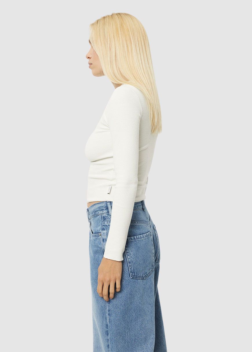 Peony Hemp Ribbed Longsleeve Top Peony Hemp Ribbed Longsleeve Top