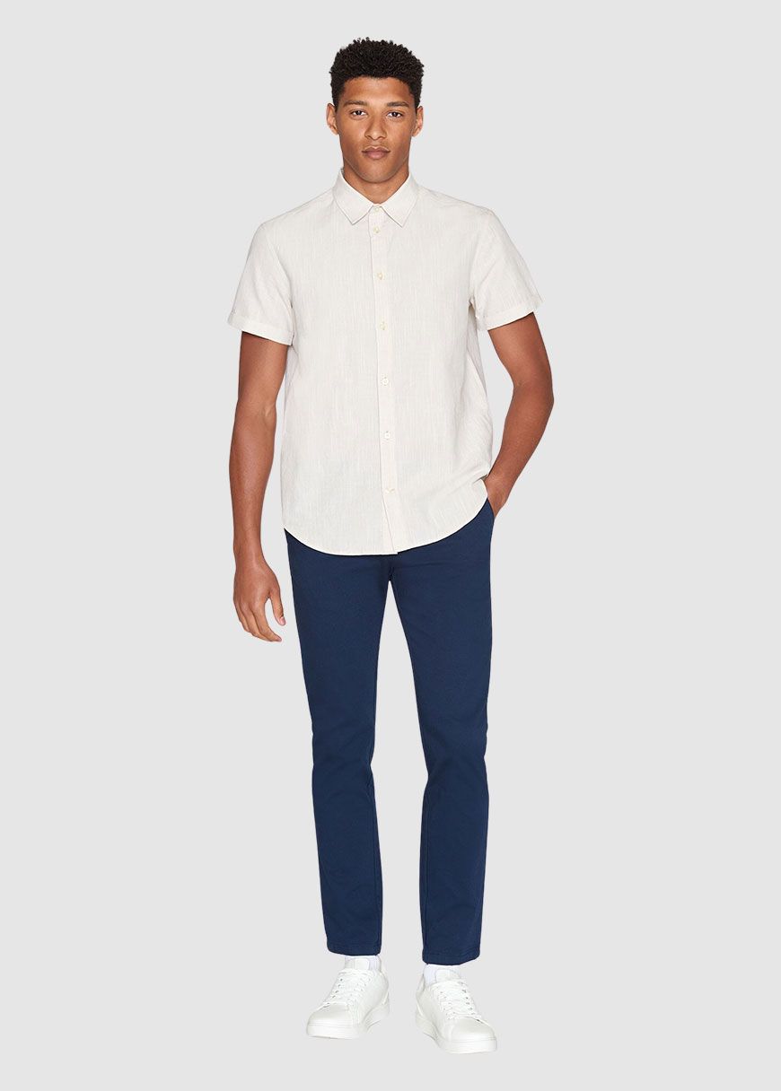 Regular Linen Short Sleeve Shirt