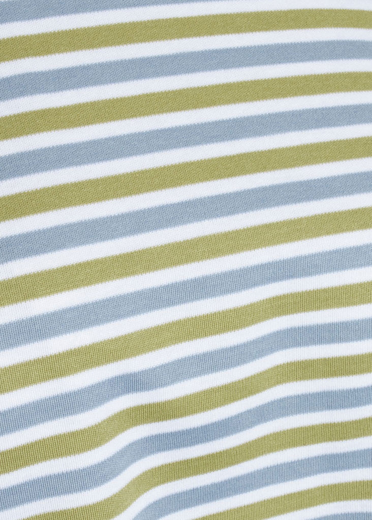 Violet Mercerized Striped Loose Tee Violet Mercerized Striped Loose Tee