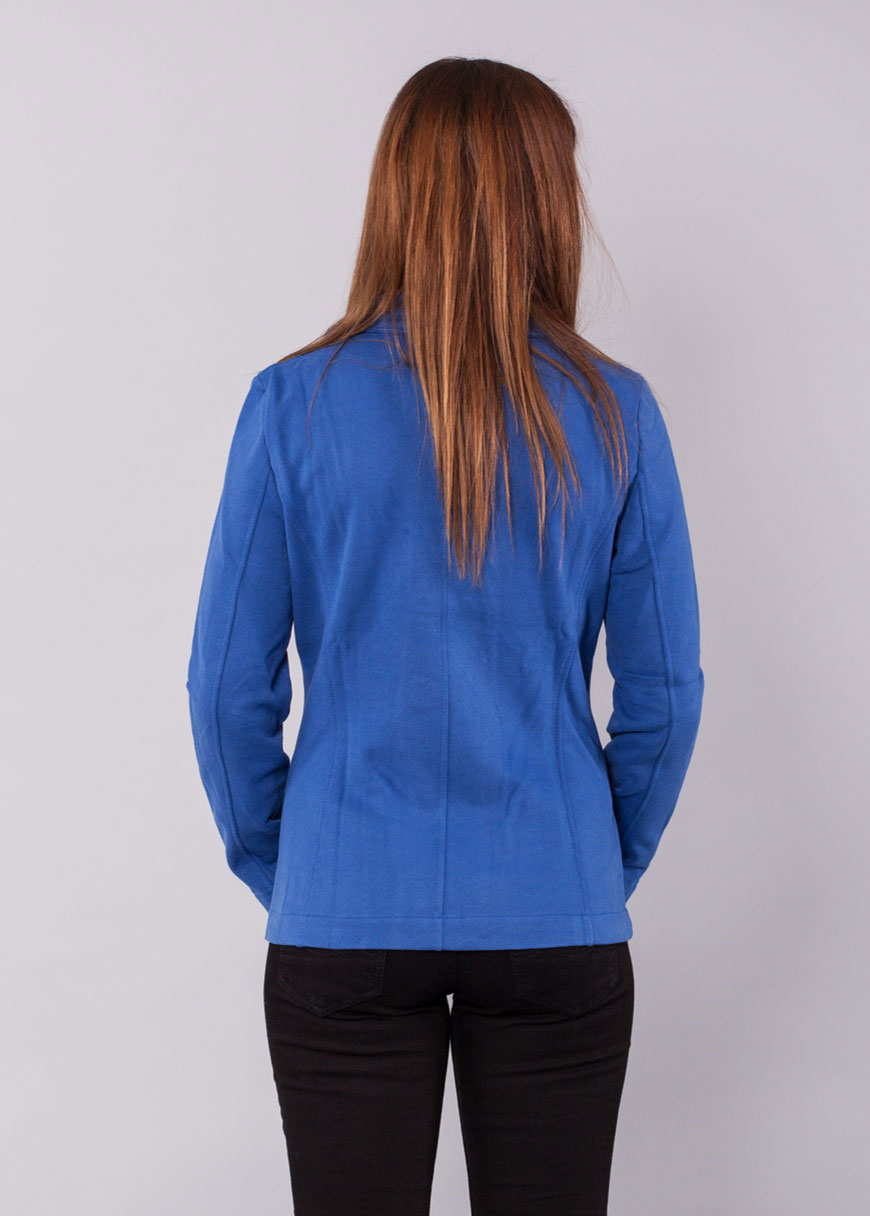 Button Berta Blau