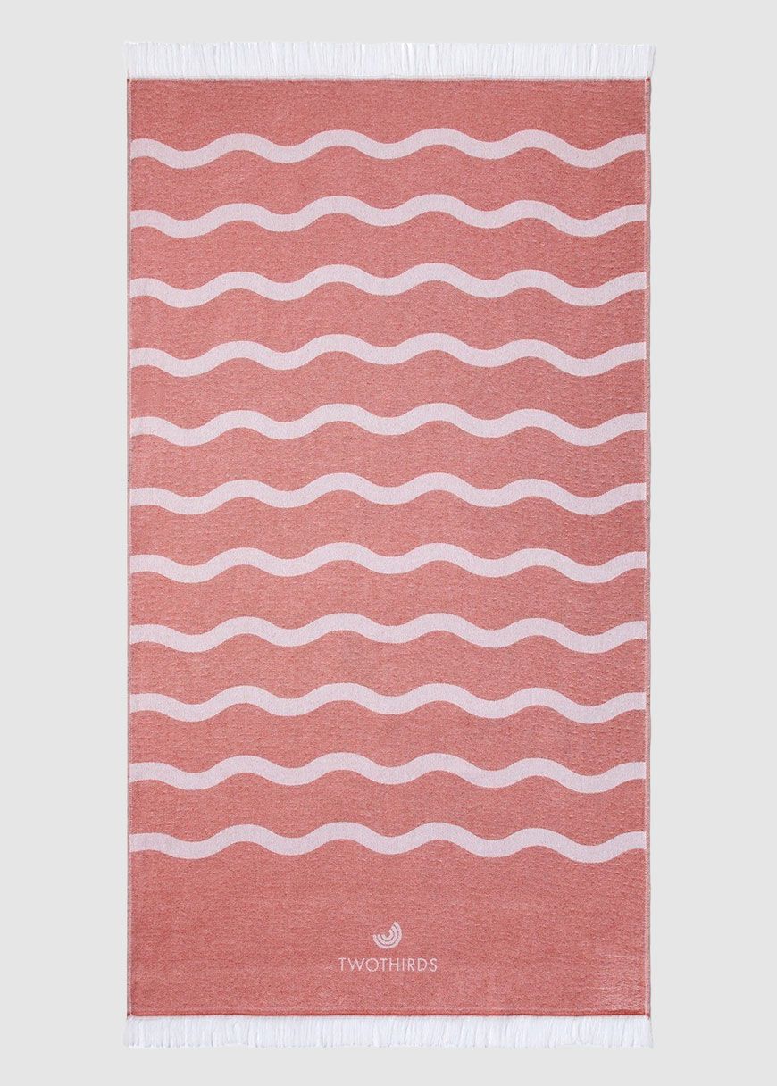 Travel Towel Waves Stripes