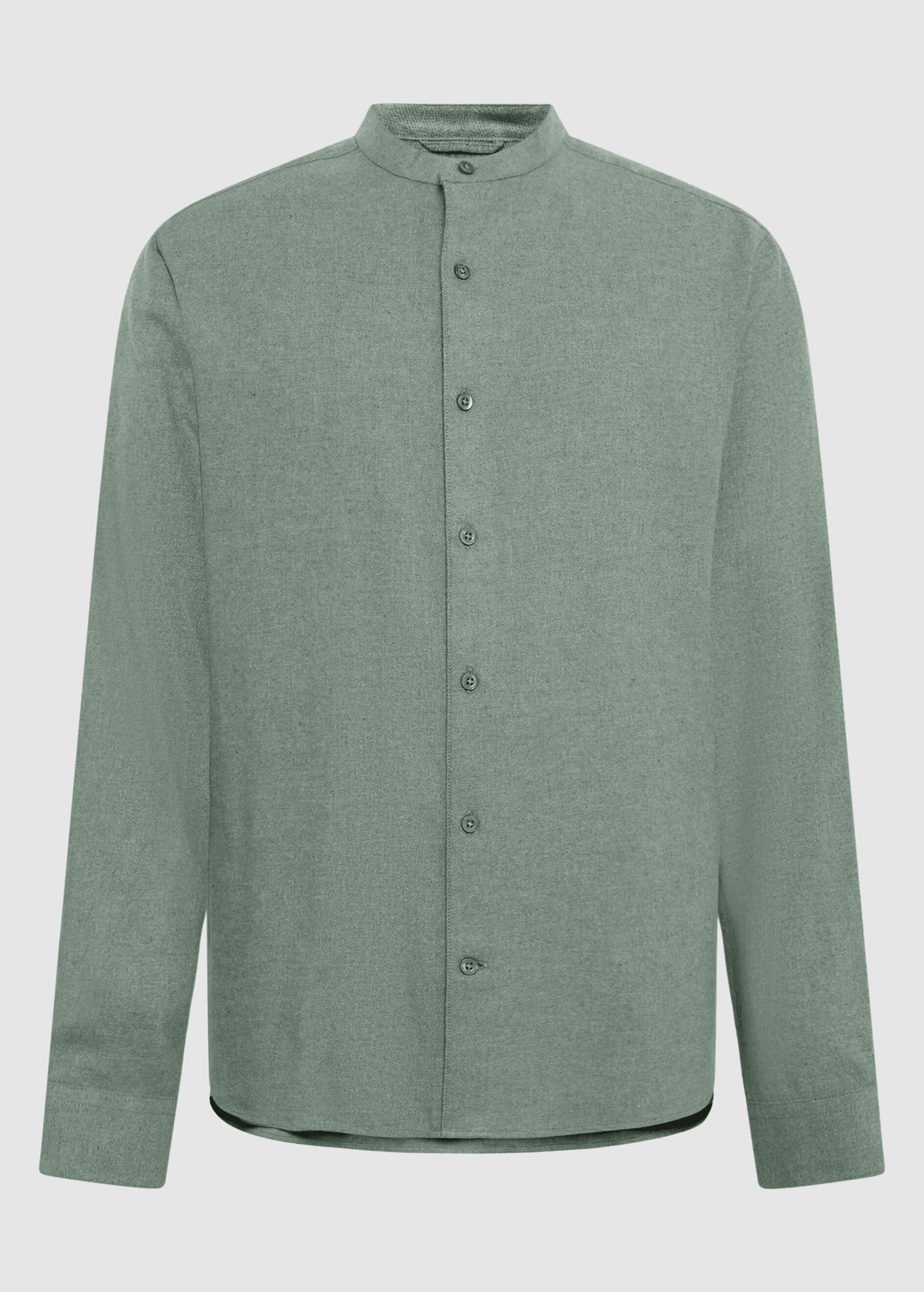 knowledge-cotton-apparel-arch-regular-flannel-shirt-lily-pad-1.jpeg Arch Regular Flannel Shirt Lily Pad