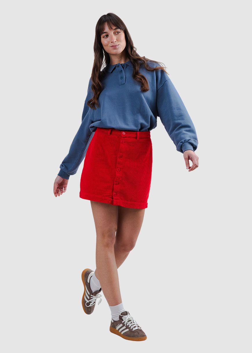Corduroy Mini Skirt