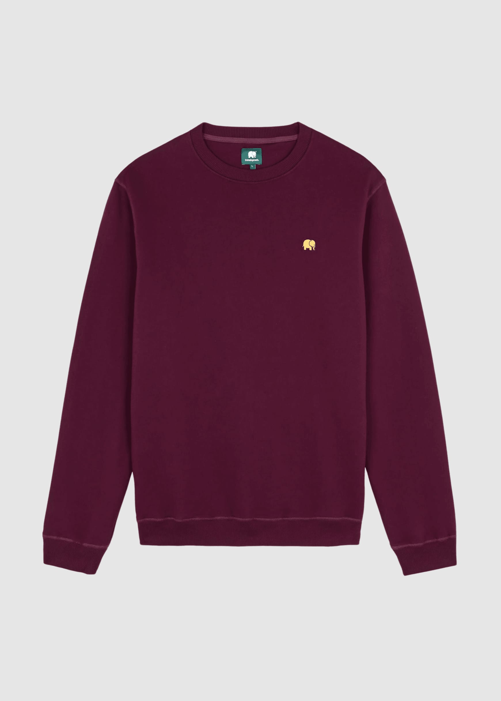 trendsplant-organic-essential-sweatshirt-wine-red-4.jpeg Organic Essential Sweatshirt Wine Red