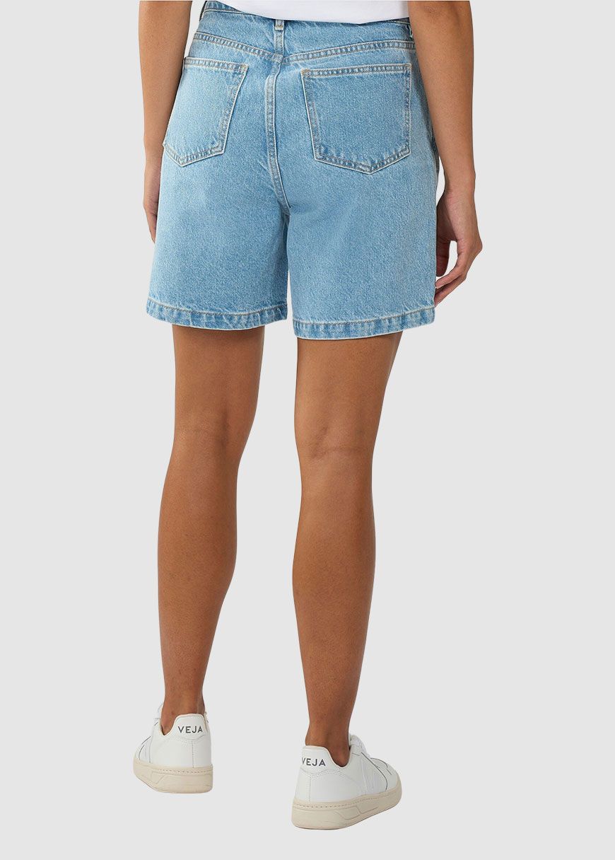 Reborn Gale Straight Mid-Rise 5-Pocket Shorts Reborn Gale Straight Mid-Rise 5-Pocket Shorts