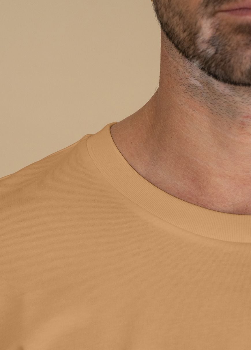 GXB-STTU169-LATTE-04.jpg Classic T-Shirt Man Latte