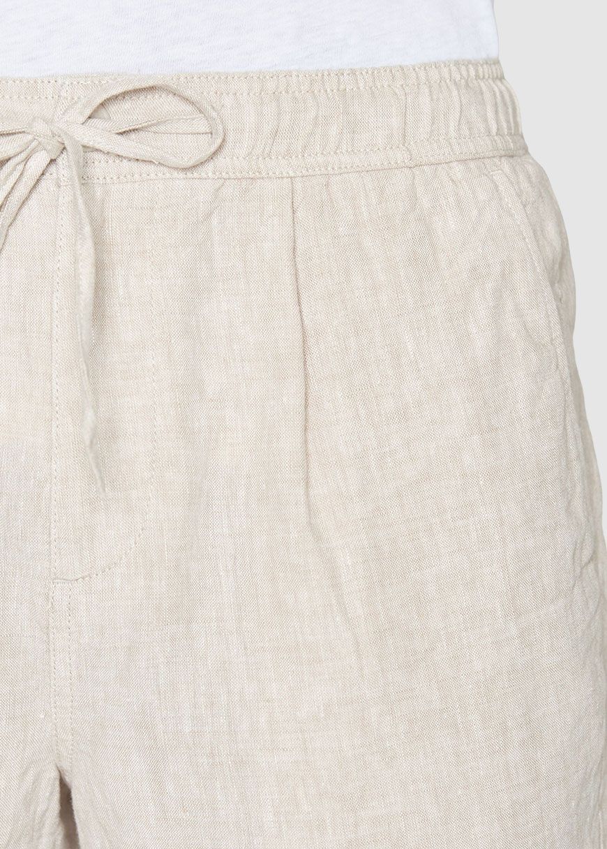 Fig Loose Linen Shorts