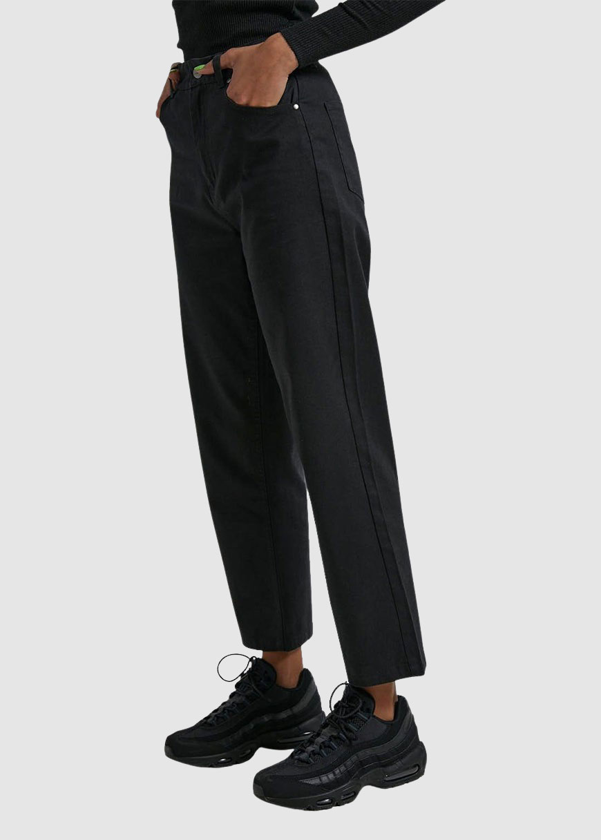 Shelby Hemp Twill High Waist Wide Leg Pant