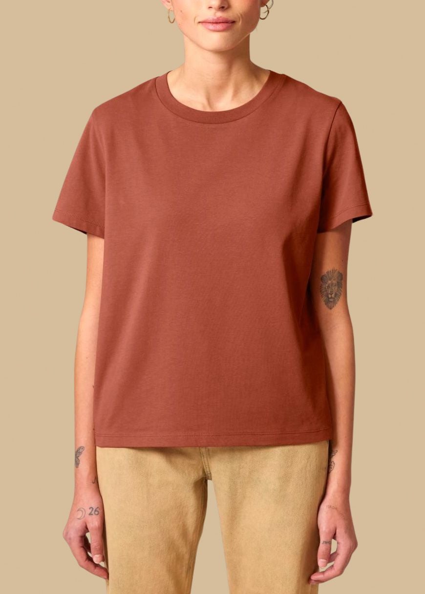Classic T-Shirt Woman Heritage Brown