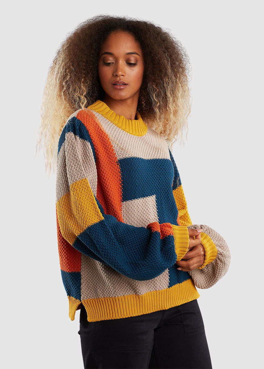 Sweater Knitted Rutbo Blocks