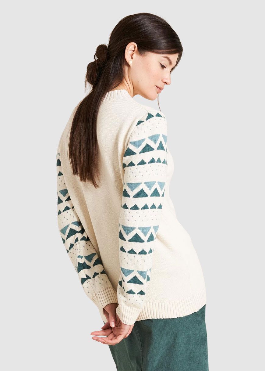 Gemusterter Strickpullover