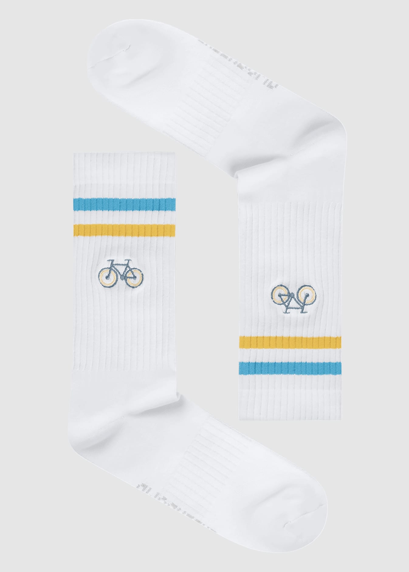 Bike Loop Socks White