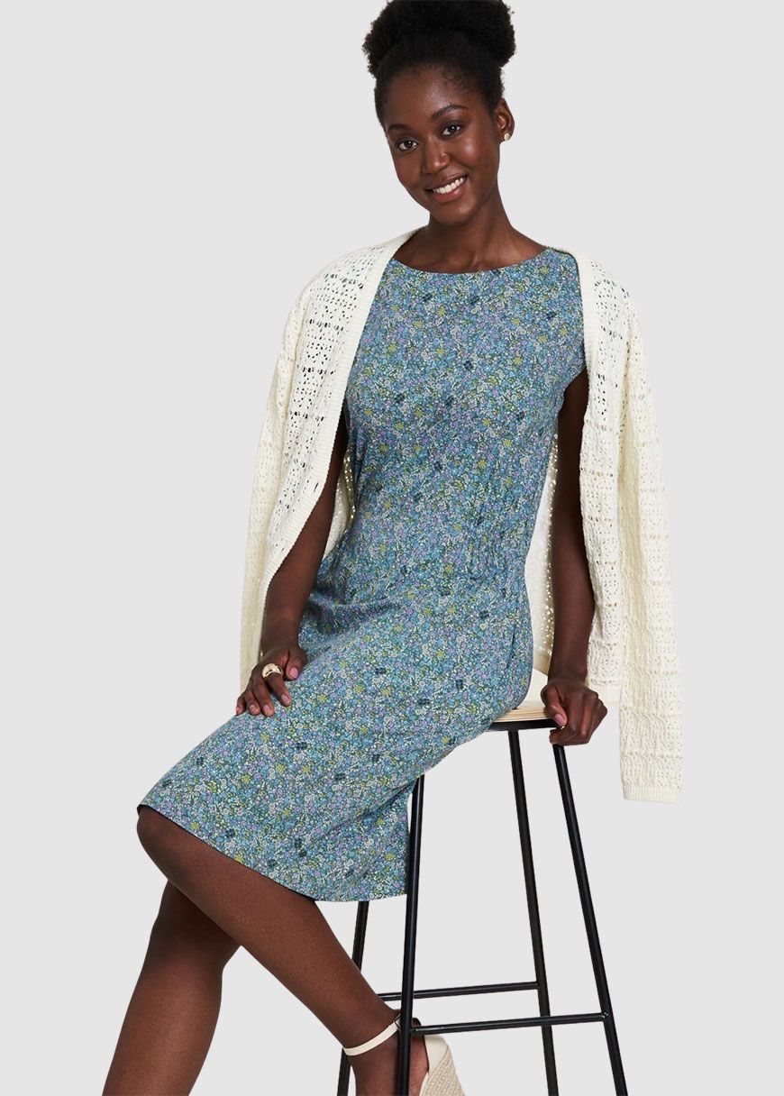 Kurzes EcoVero Kleid Kurzes EcoVero Kleid