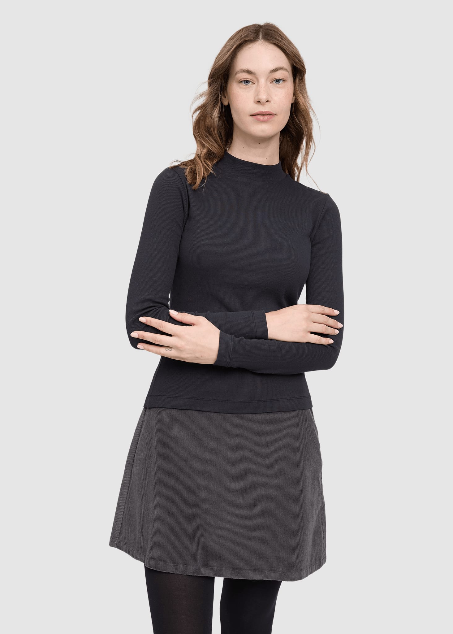 Basic Turtleneck Longsleeve Black