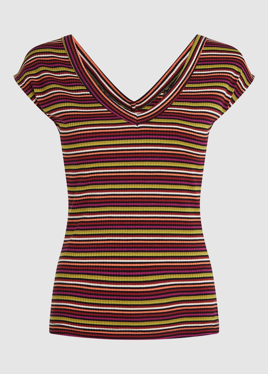 Double V Top Brunelli Stripe Double V Top Brunelli Stripe