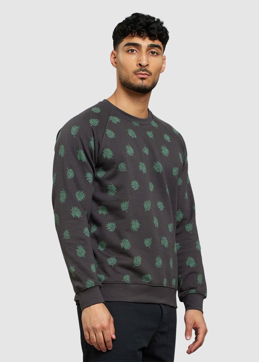 Sweatshirt Malmoe Leaf AOP