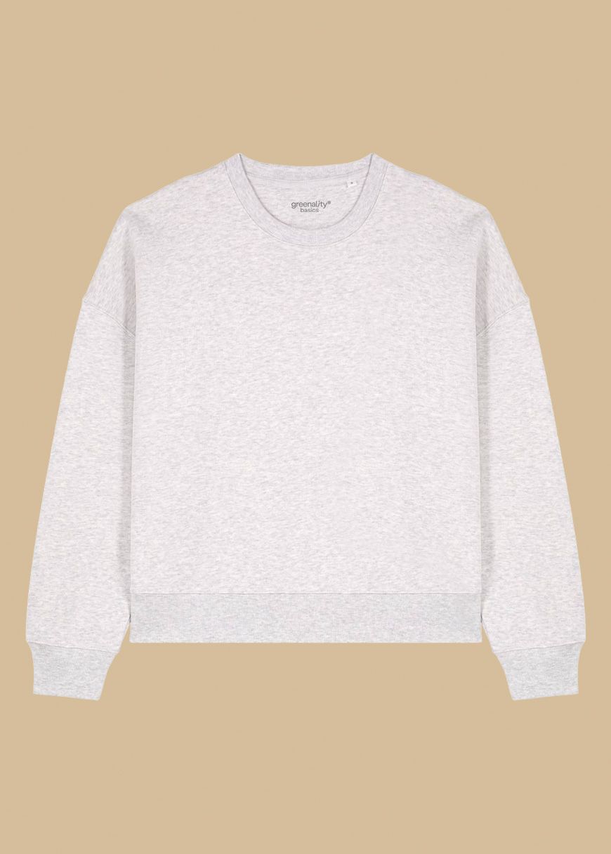 Classic Sweater Woman Cool Heather Grey
