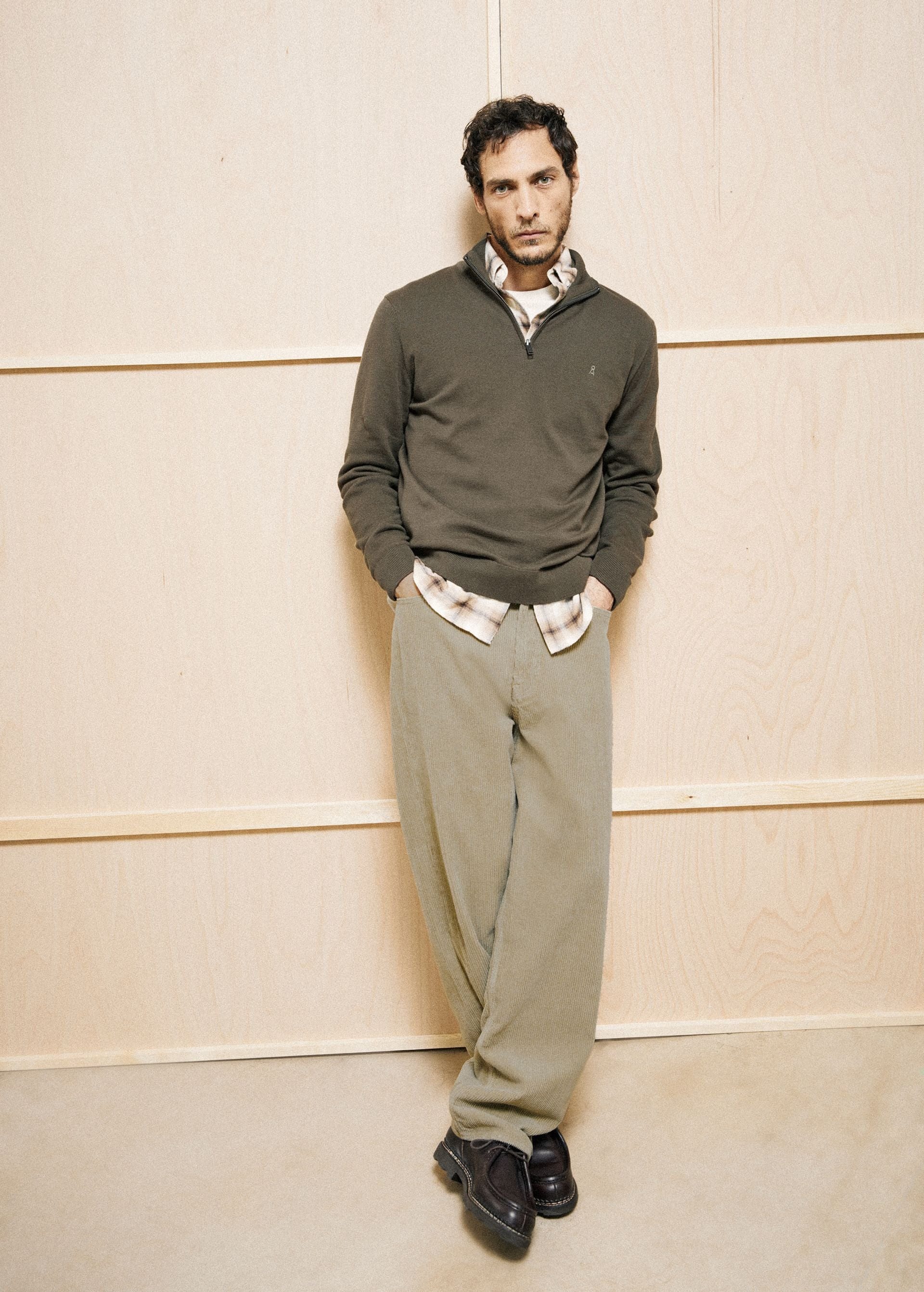 Faabes Knit Sweater Dark Earth