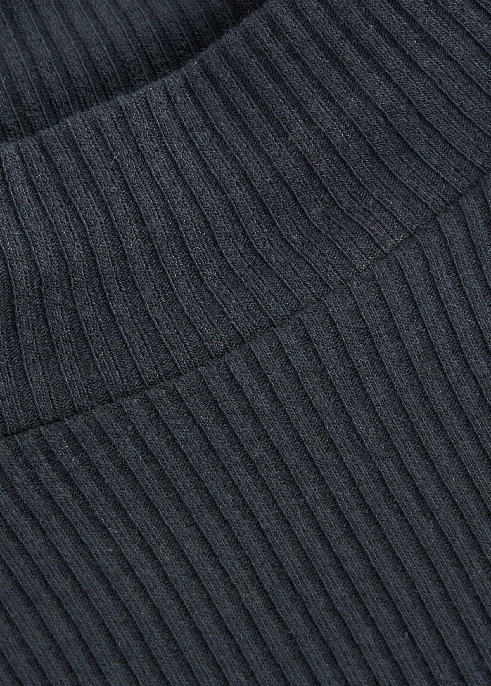 knowledge-cotton-apparel-rib-mock-neck-black-jet-6.jpeg Rib Mock Neck Black Jet