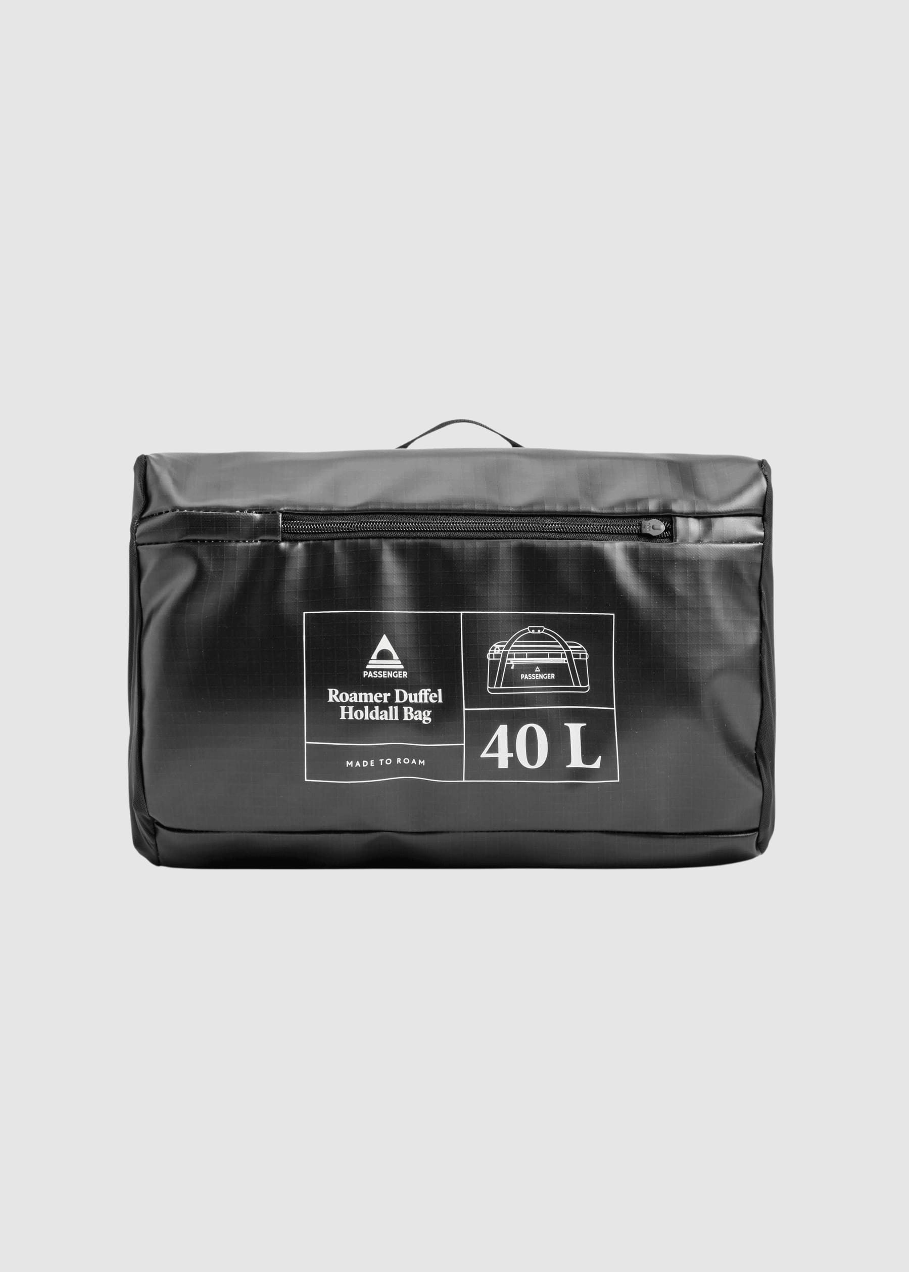 Roamer Recycled 40l Duffel Bag Phantom Black