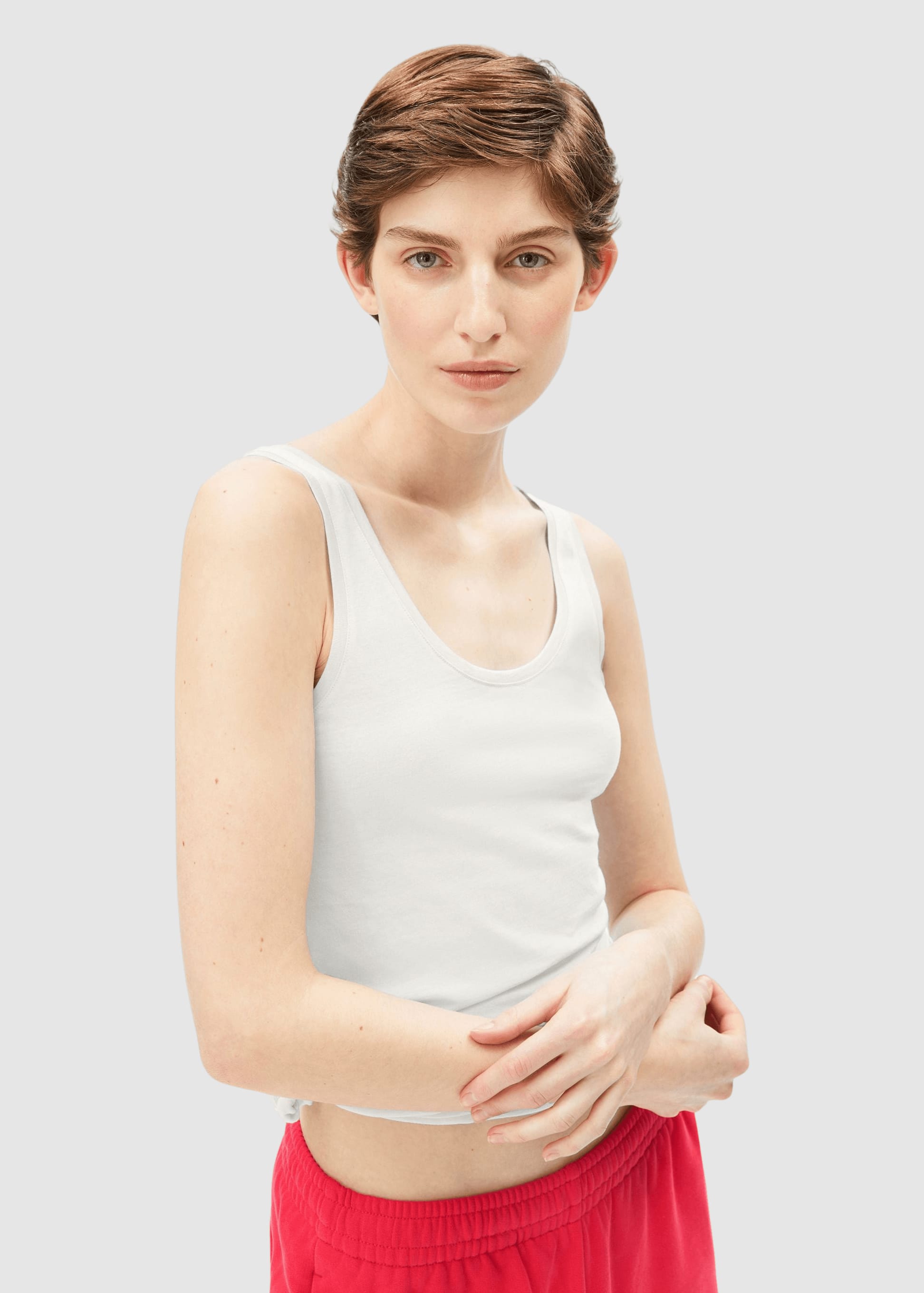 Single Jersey Top Off White