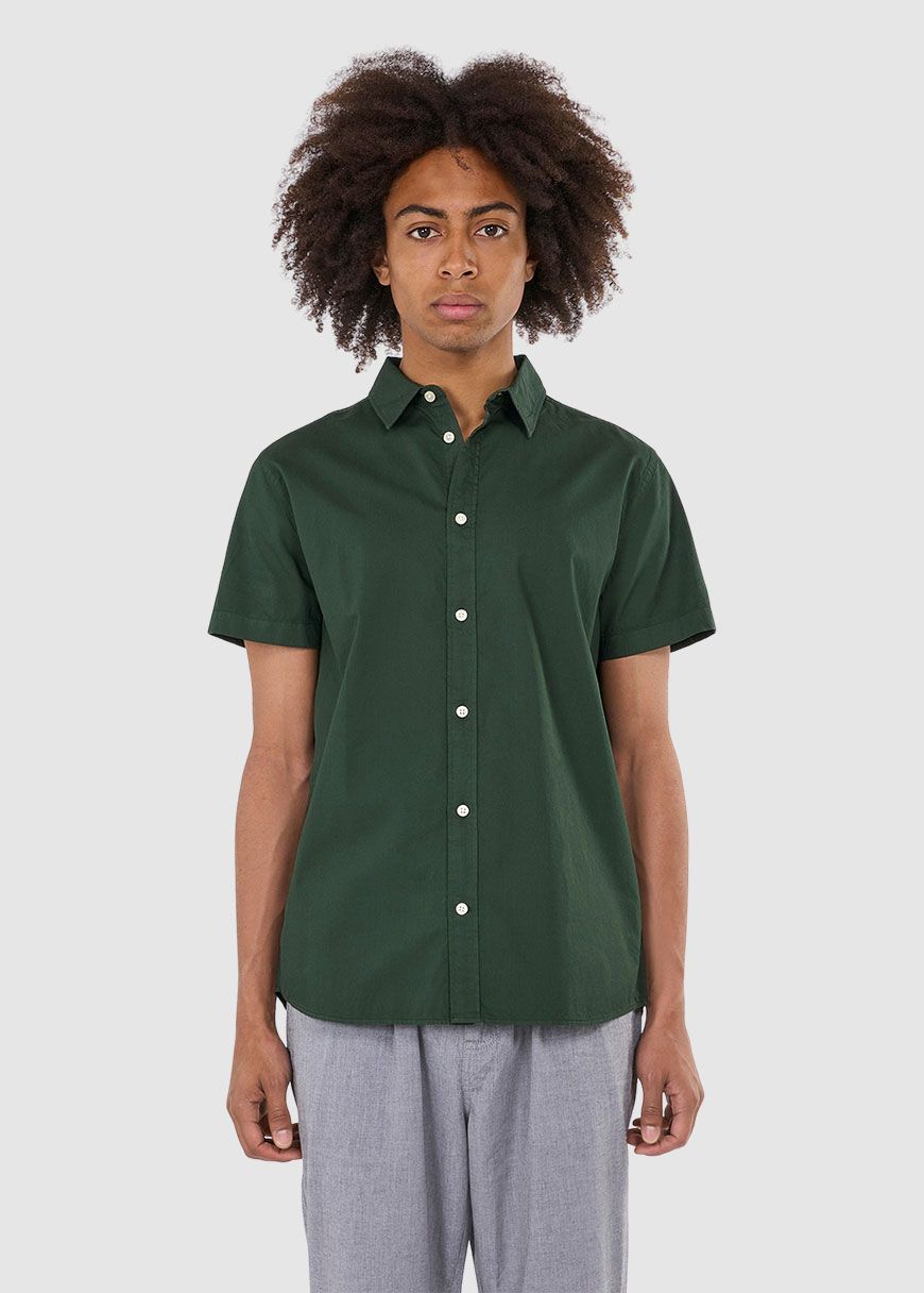 Costume Fit Cord Look Short Sleeve Shirt Costume Fit Cord Look Short Sleeve Shirt