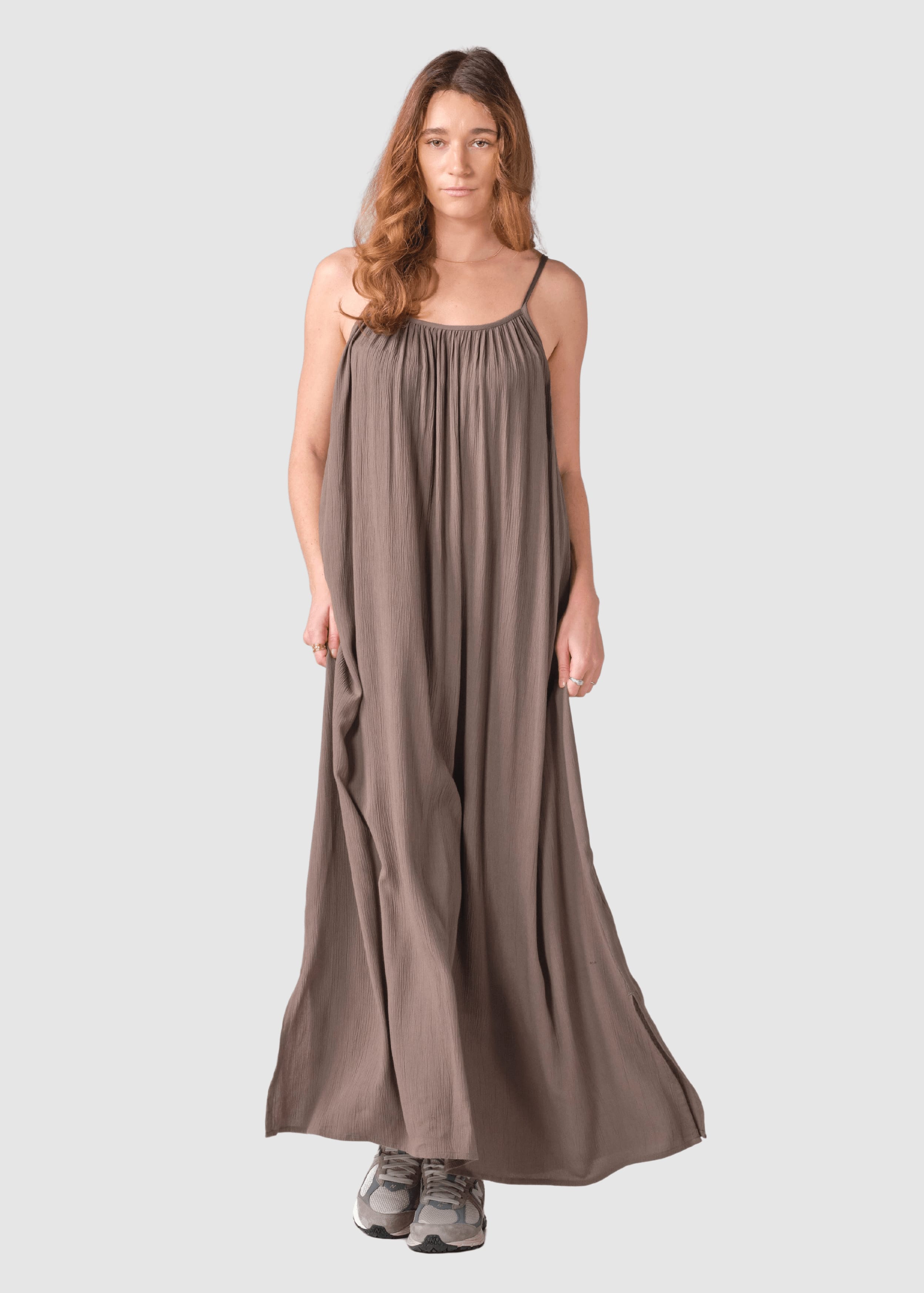Flora Dress Taupe