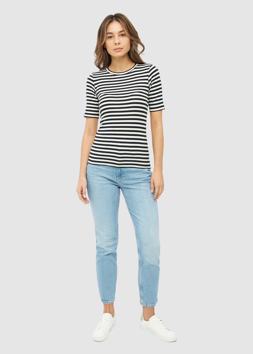 Striped Rib T-Shirt Striped Rib T-Shirt