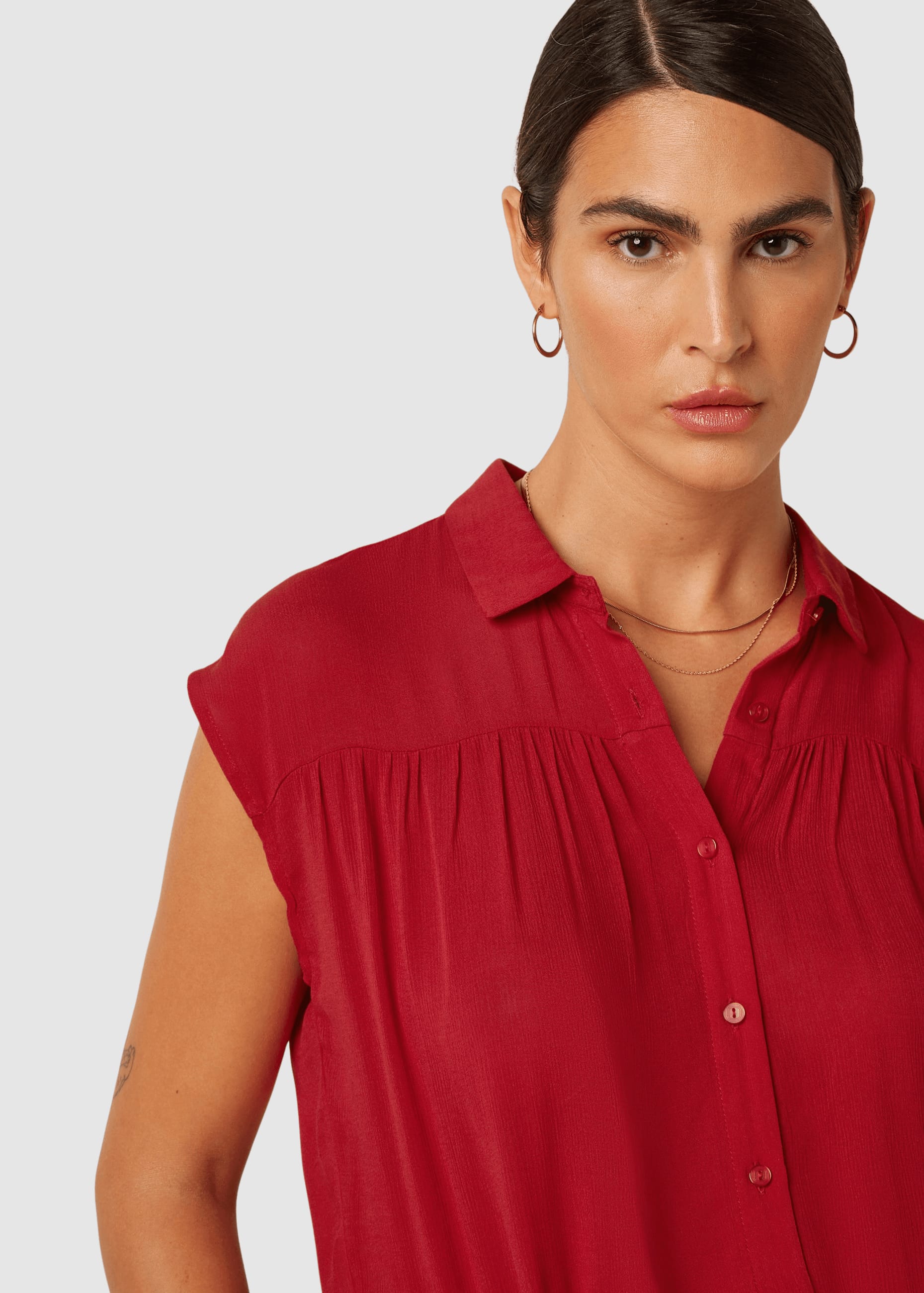 Amy Blouse Capo Chili Red Amy Blouse Capo Chili Red