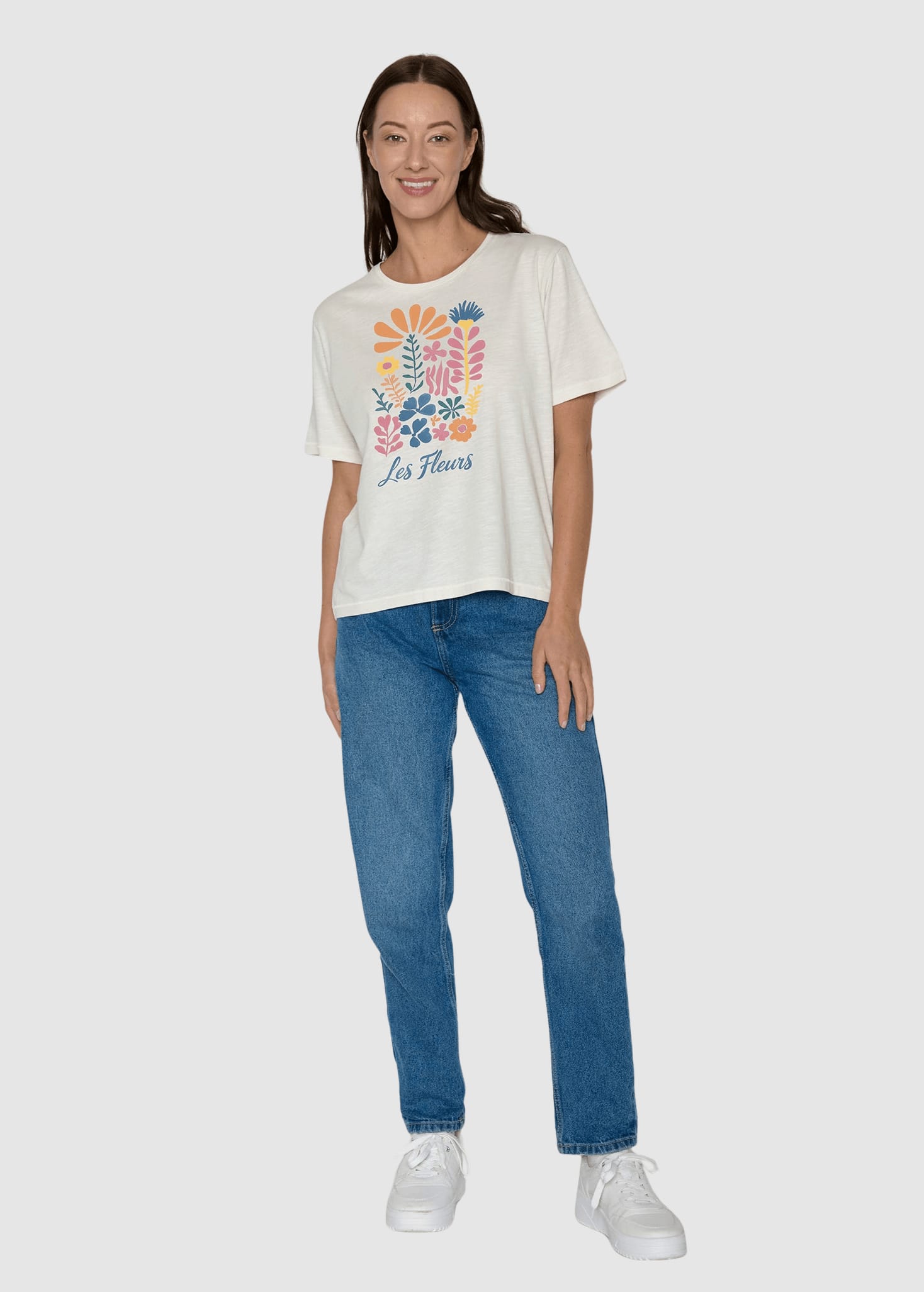 Les Fleurs Nova T-Shirt Moonstone