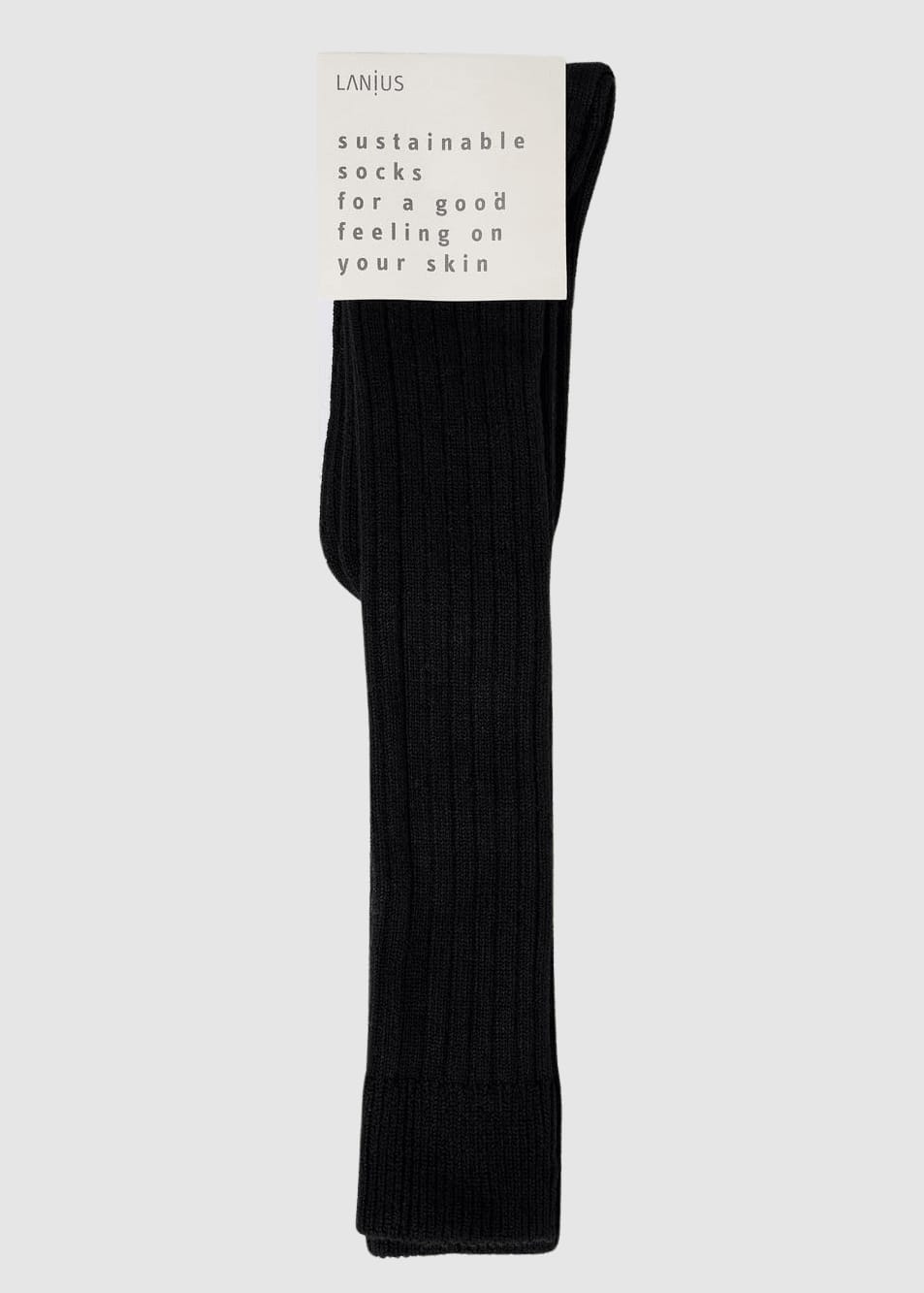 lanius-koeln-kniestruempfe-mit-rippe-black-2.jpeg Kniestrümpfe Mit Rippe Black