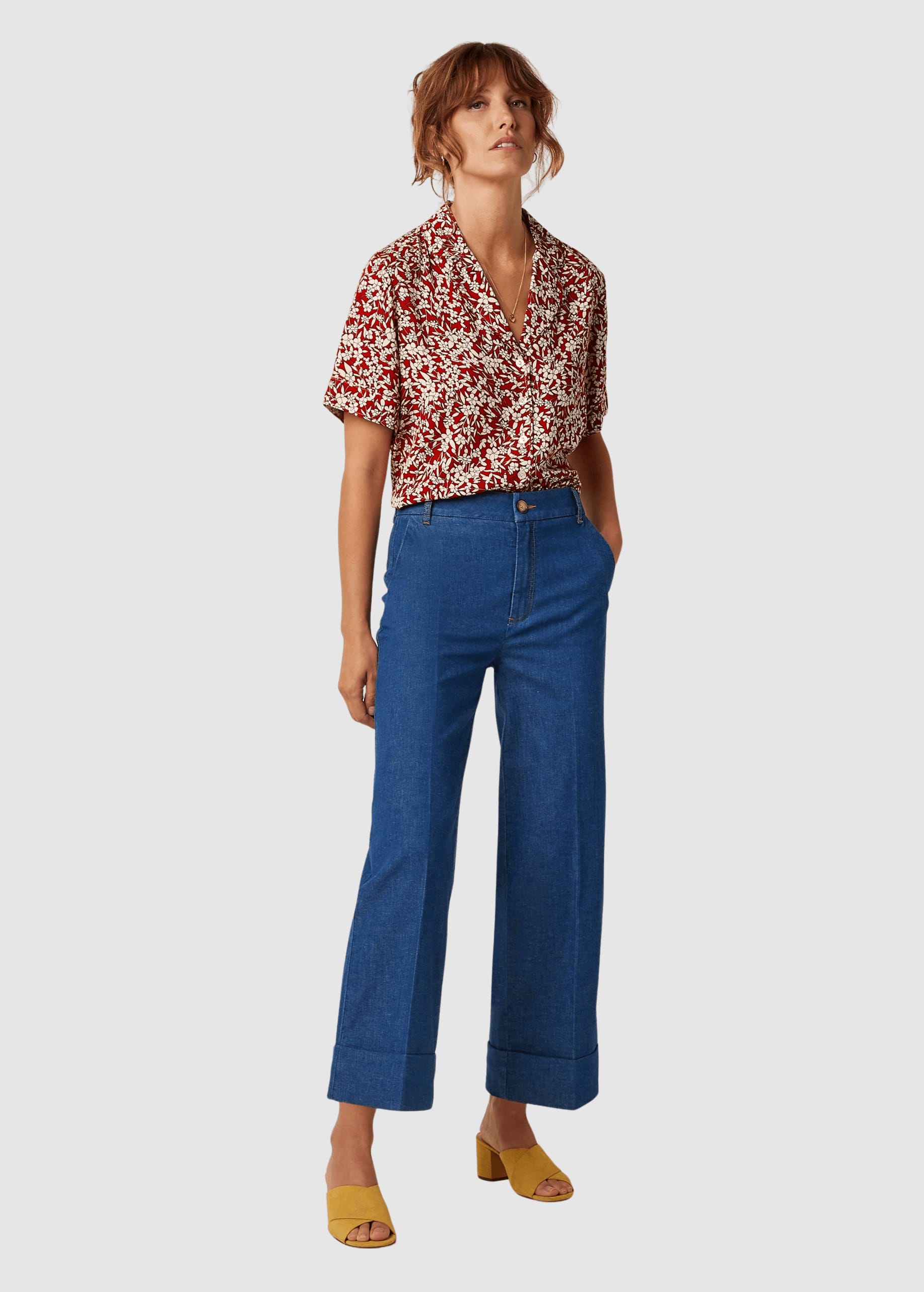 Elsie Blouse Paradis Chili Red