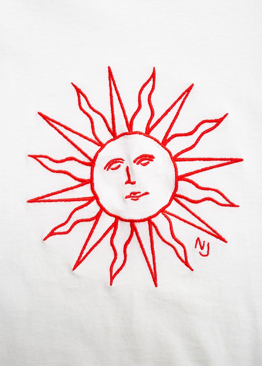 Joni Embroidery Sun T-Shirt