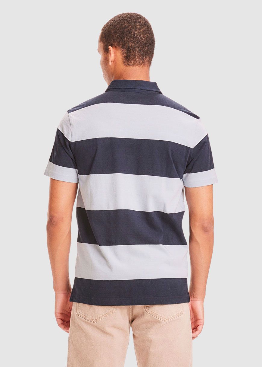 Rowan Block Striped Polo Rowan Block Striped Polo