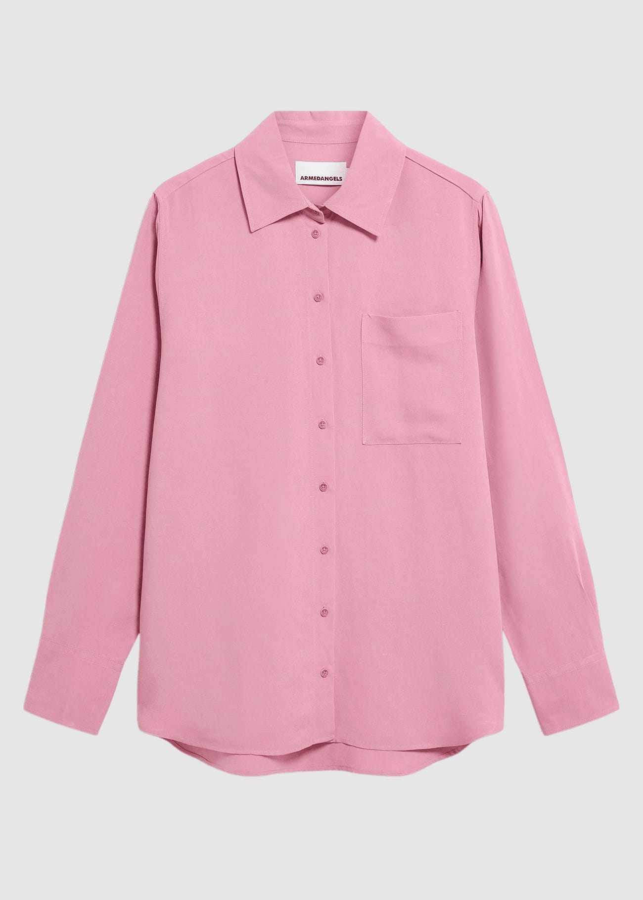 Linen Blend Shirt Blouse Washed Berry Linen Blend Shirt Blouse Washed Berry