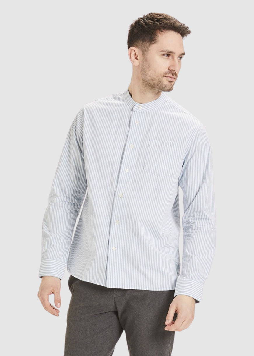 Elder Regular Fit Narrow Striped Shirt