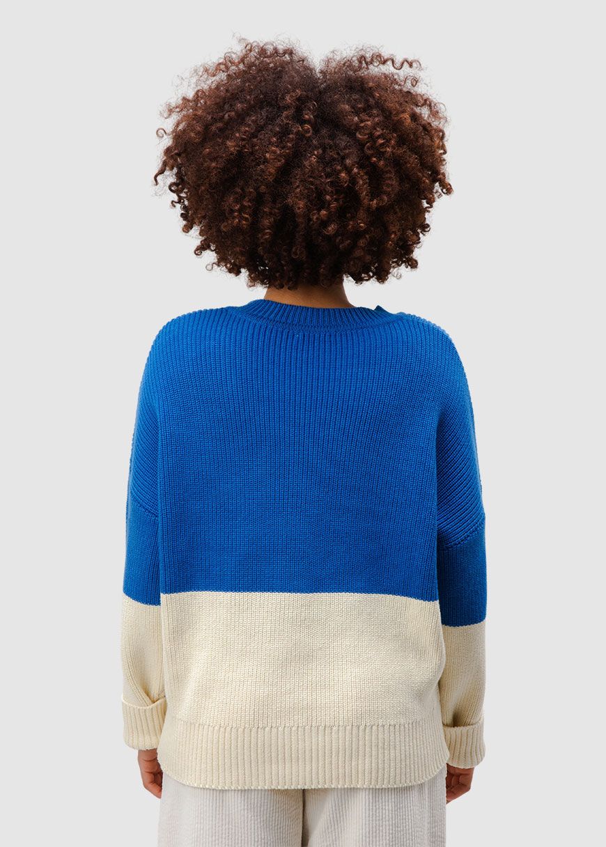 Bicolor Cotton Sweater Bicolor Cotton Sweater