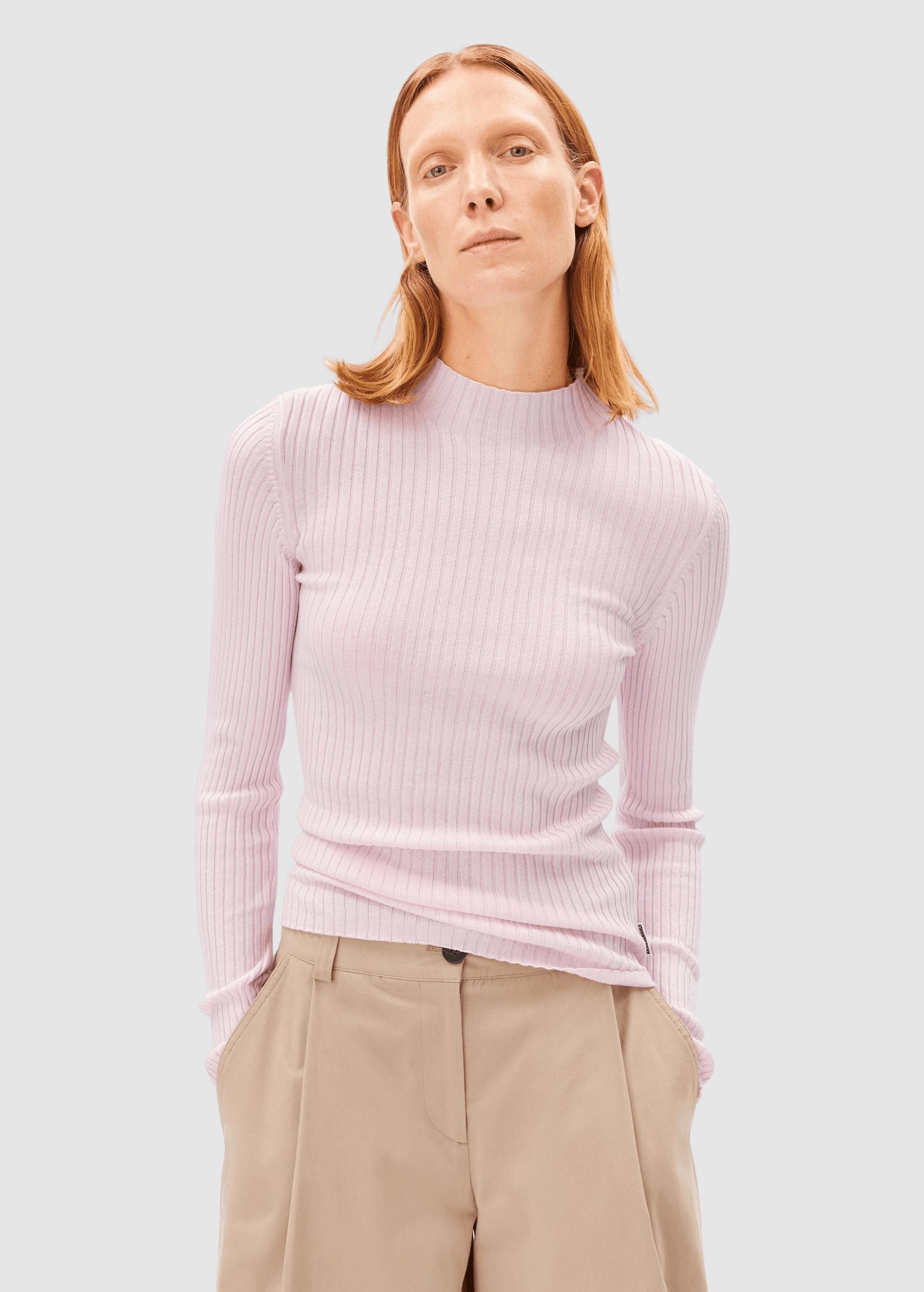 Alaania Knit Sweater Pink Mist