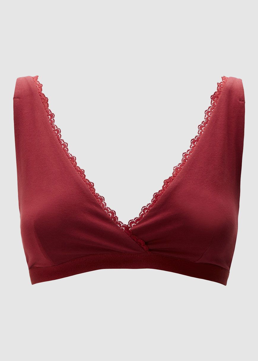 Lace Trim Triangle Bra Lace Trim Triangle Bra