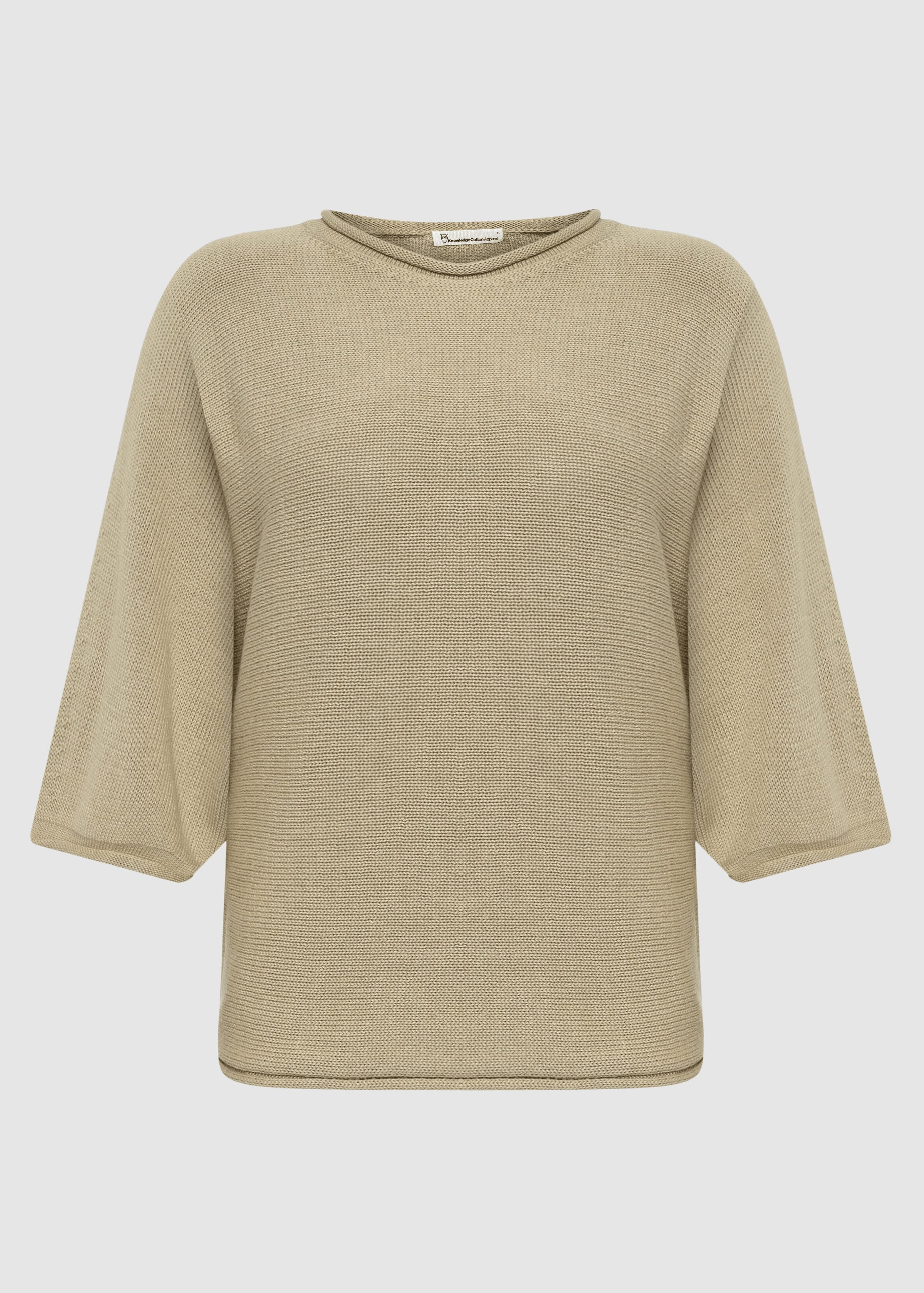 Bat Sleeve Knit Twill