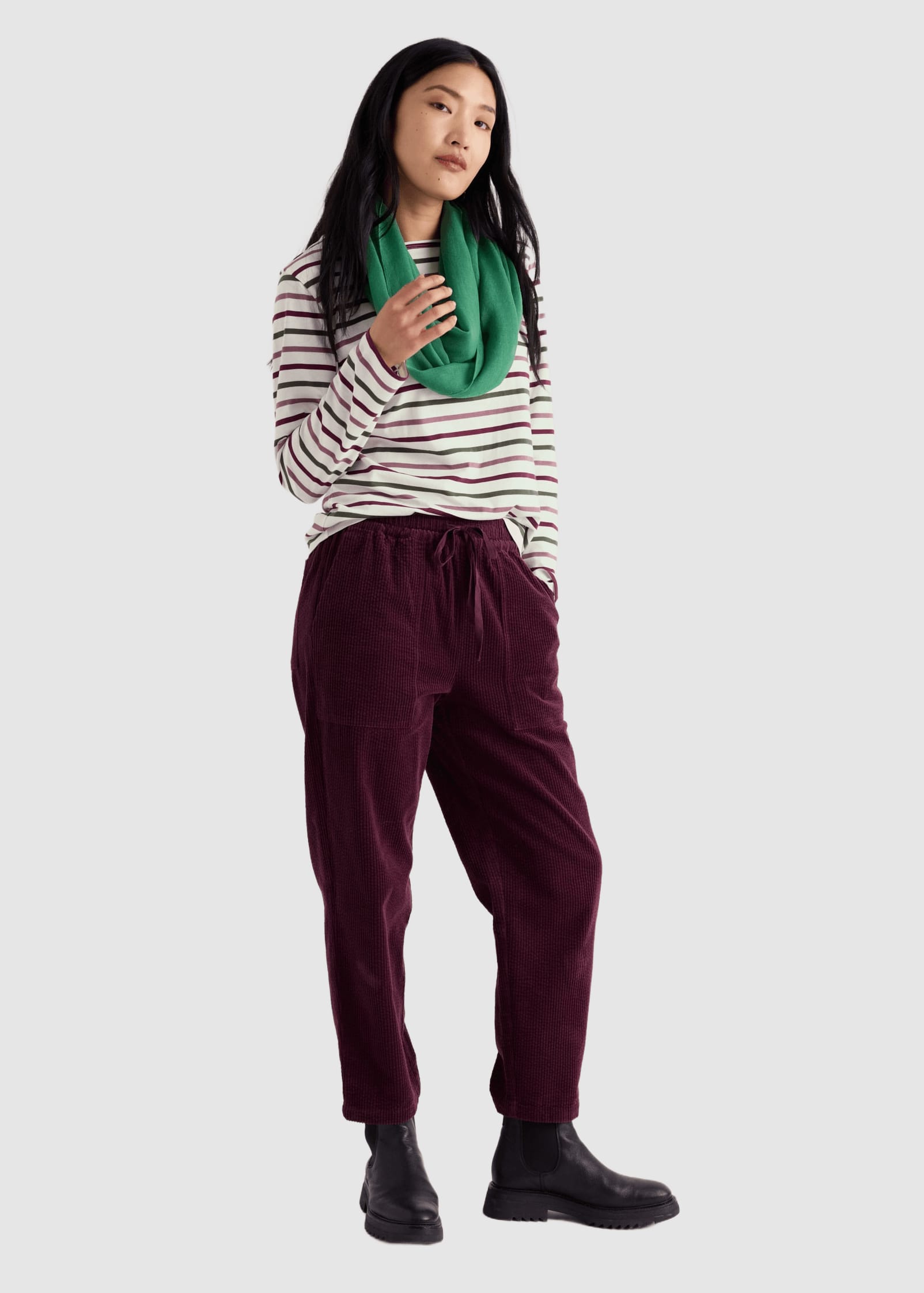 Sailor Shirt Tri Breton Dried Rose