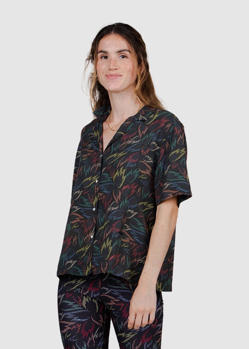 Flames Aloha Blouse Flames Aloha Blouse